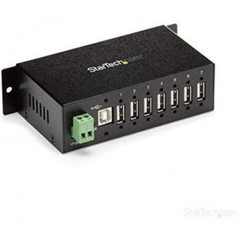 Hub USB de 7 Puertos para Montaje en Pared o Escritorio
