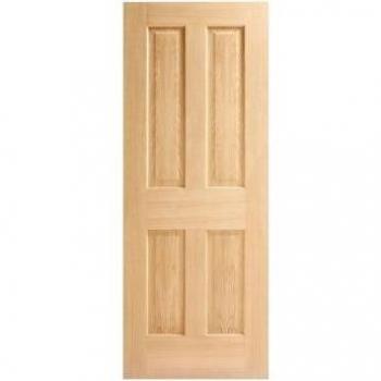 XL Victorian Oak 4 Panel FD30 Door 1981 x 686 x 44mm