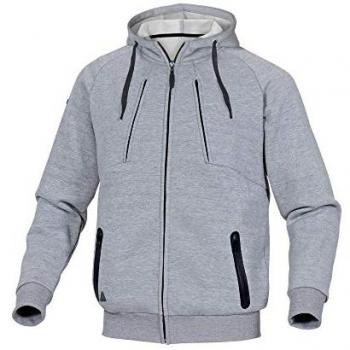 Veste Molleton Zippée Gris Clair