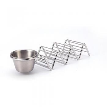 Soporte 2 Piezas en Acero Inoxidable 304 – Estante de Pie para Tortitas Mexicanas