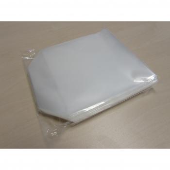 Fundas de Alta Calidad para CD/DVD, 100 Piezas, Plástico Ecológico, Transparentes, Lisas, con Solapa