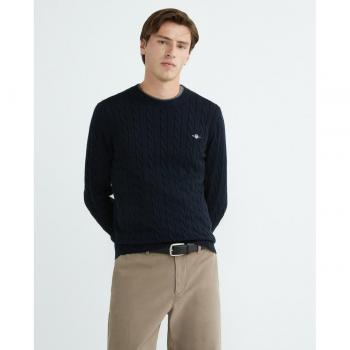 Strickpullover mit Label-Stitching
