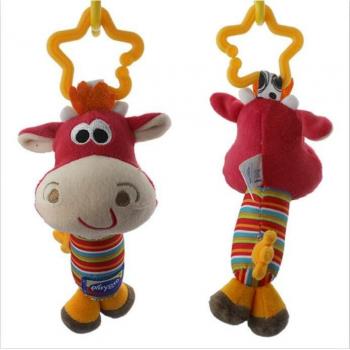 Accessoire de poussette avec hochet