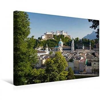 Premium CALVENDO Textil Leinwand Salzburg Dom, 45 x30 cm