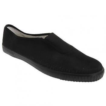Dé K Street Shoes Noir en Toile pour Hommes
