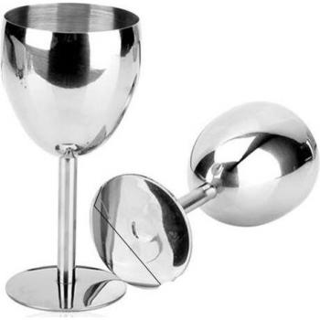 Stainless Steel Wine Goblet Set