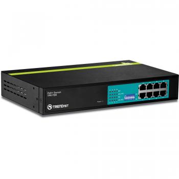 TPE‑T80 GREENnet PoE+ Switch – 8‑Port 10/100 Mbps
