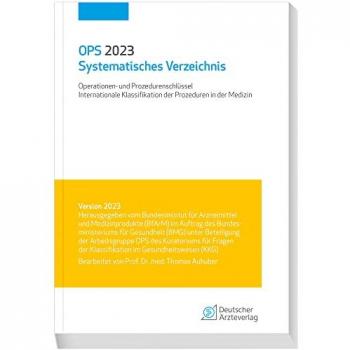OPS 2023 Systematisches Verzeichnis: Operationen