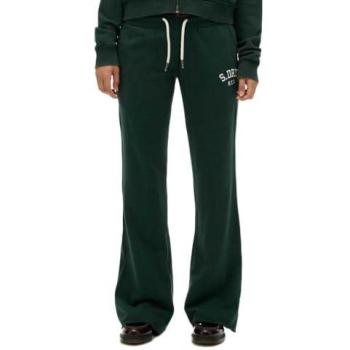Jogging Superdry Female Zampa d’Elefante Verde XS
