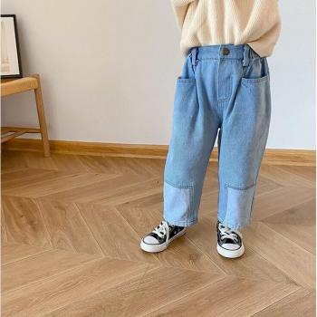 Pantalon Jeans Patchwork Enfant