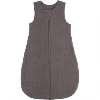 Gigoteuse bébé Été anthracite Laessig, coton bio, TOG 1, 2‑6 mois