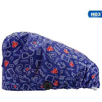 Laboratorium Scrub Cap met Patroon