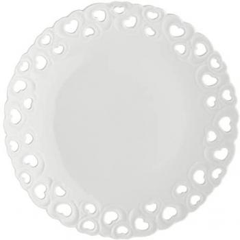 Piatto Porcellana Bianco Valentina 20 cm