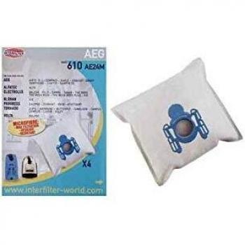Sachet de 4 sacs pour pièces d'aspirateur