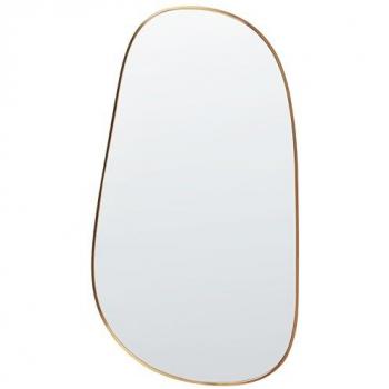 MirroVernais 57x110 – Cornice in Metallo e Oro