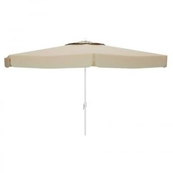 Parasol de Jardin Exterieur 270 cm – Beige en Polyester et Aluminium