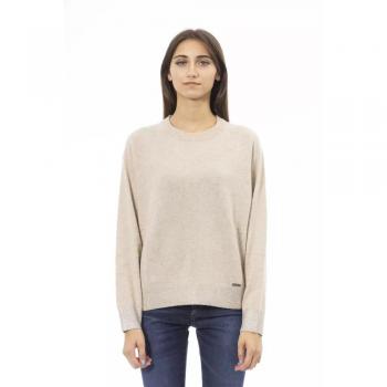 Baldinini Trend Beige Knit Sweater