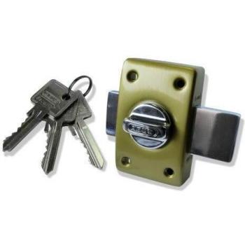 Verrou rond avec cylindre Classik ABUS en bronze