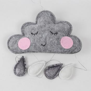 Kids Room Smiling Cloud Decals