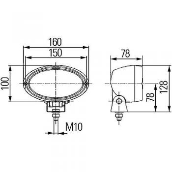 Hella 1GA 996 161-291 12V Worklight