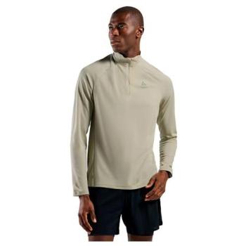 Odlo Essentials Performance Zip-Jacket for Men – Agate Gray, 3XL