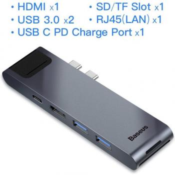 Baseus USB-C Multi-Port Hub Adapter 3.0 for MacBook Pro