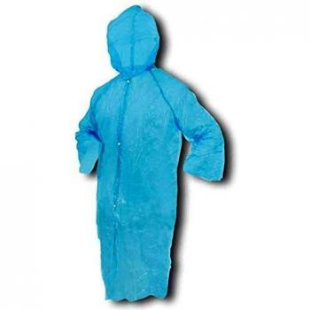 Plastik Overall Besuchermantel Einwegschürzen für Fleischer (blau)