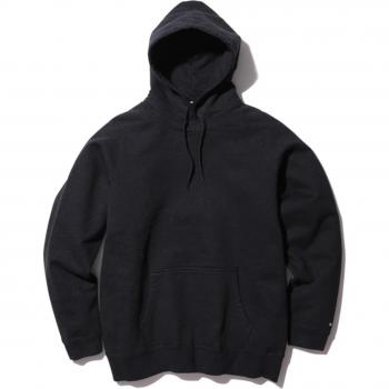 Recycelter Baumwoll-Hoodie Schwarz