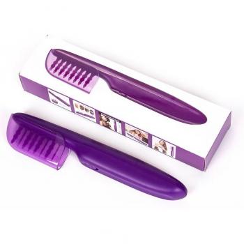 Alileader Purple Electric Detangling Hair Comb for Curly and Straight Hair