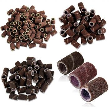 100Pcs Nail Drill Abrasive Sanding Kit with Drum Bits and Sandpaper