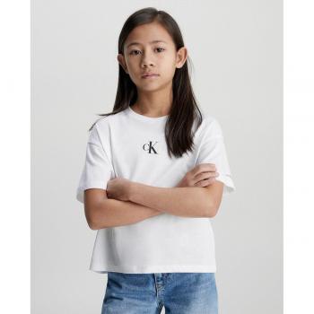 Calvin Klein Jeans T-Shirt IG0IG02136 Bianco Boxy Fit – Design Moderno e Versatile