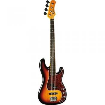 Eko VPJ-280V Sunburst 4-String Electric Bass Guitar Starter Series with PJ Pickups