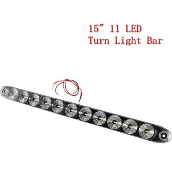 Lumière 15‑Paire LED 11 W, Arrêt & Feu de Secours, Camion Remorque