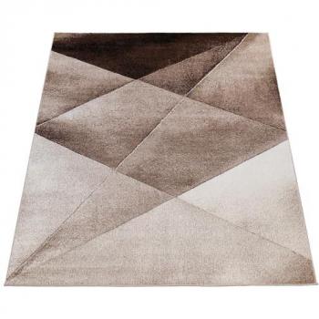 Paco Home Teppich ECE 922, rechteckig, 14 mm, Kurzflor, geometrische Muster