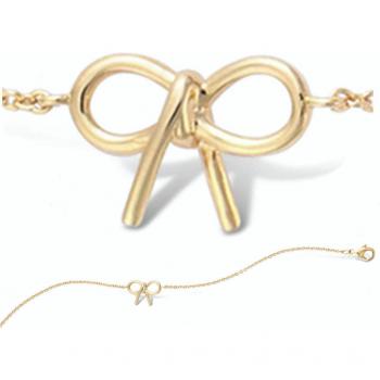 Pulsera 'Nudo Romántico' en Oro