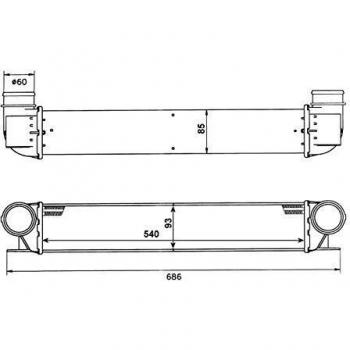 Échangeur Air‑Air NRF 30129A pour berlines BMW