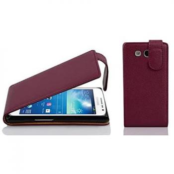 Carcasa Flip Burdeos Violeta para Samsung Galaxy EXPRESS 2