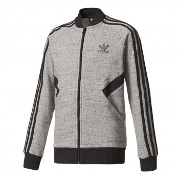 Adidas Sudadera J TRF FT SST, Niños, Gris