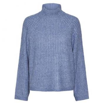 Pieces Strickpullover (1-tlg) Plain/ohne Details