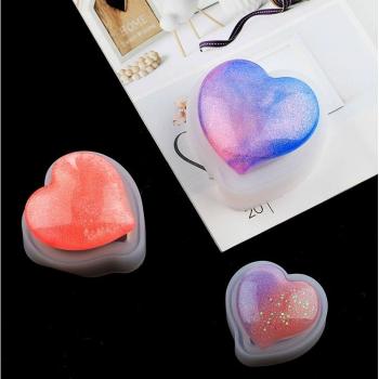 Heart-Shaped Silicone Soap and Cake Mold