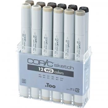 Copic Sketch 12er (Warm Gray WG) – 69,95 €