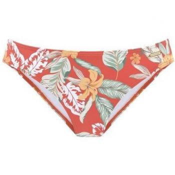 SUNSEEKER Slip Bikini in Verde, Arancione e Bianco