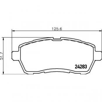 Mintex MDB2875 Front Disc Brake Pads