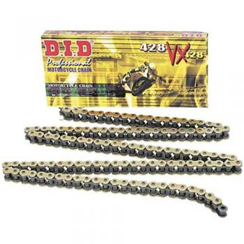 Catena Trasmissione DID 428VX Gold & Black 140 Maglie