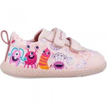 Zapatillas de niña Garvalín en rosa, hechas con materiales respetuosos
