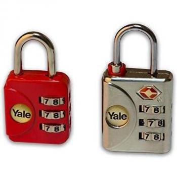 Assa Abloy Reisepaket: 1 × Zahlenschloss TSA + 1 × Kofferschloss
