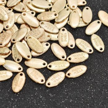Gold Color Alloy Labels Tags for DIY Garment Bags