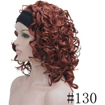 Perroquet 3/4 mi‑longue bouclée Strong Beauty – Auburn-Blonde – avec Bandeau pour Femmes