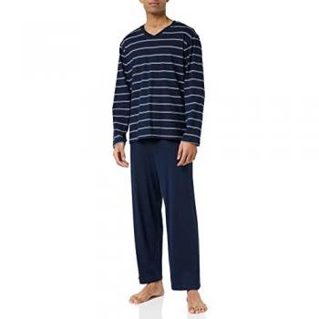Maat XXXL Donkerblauwe Pyjamaset Schiesser voor mannen