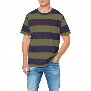 JACK & JONES PREMIUM Jprdawson Camiseta de Estilo Casual en Mood Indigo